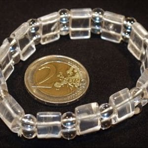 Bracelet 2 rangs CRISTAL DE ROCHE